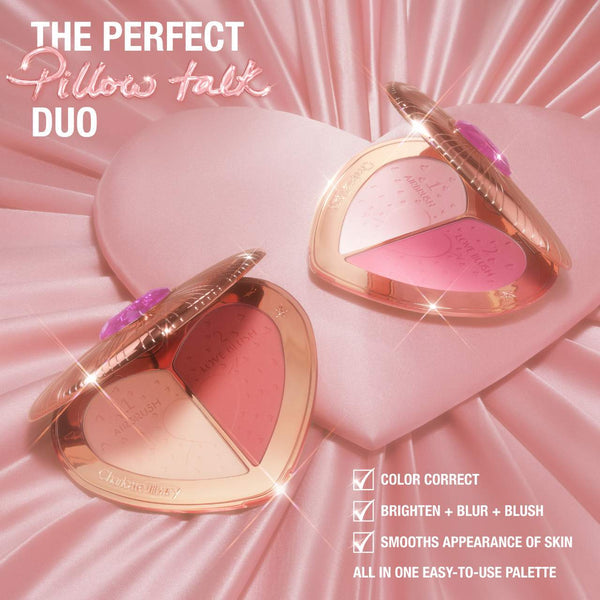 Charlotte Tilbury Airbrush Flawless Finish Brightening and Blush Powder Palette