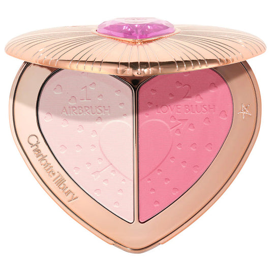 Charlotte Tilbury Airbrush Flawless Finish Brightening and Blush Powder Palette